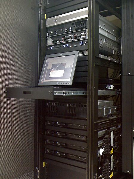 a tower of servers